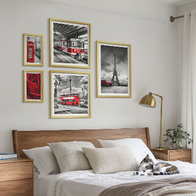 Set 5 slika u okviru Arhitektonske ikone i vozila