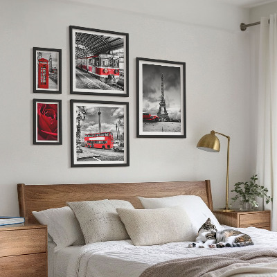 Set 5 slika u okviru Arhitektonske ikone i vozila