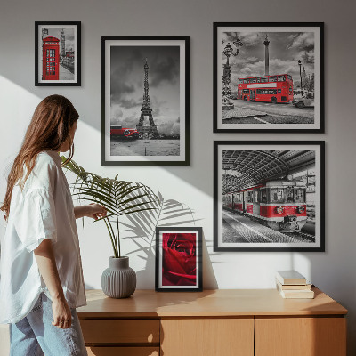 Set 5 slika u okviru Arhitektonske ikone i vozila