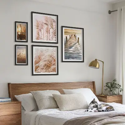 Set slika za iznad kauča mirni prizori prirode