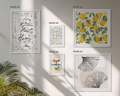 Set 5 slika u okviru Elegantne inspiracije za kuhinju
