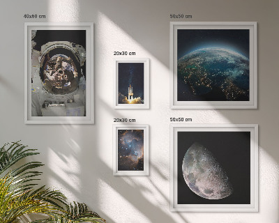Set slika iznad kauča Svemirska otkrića astronauta