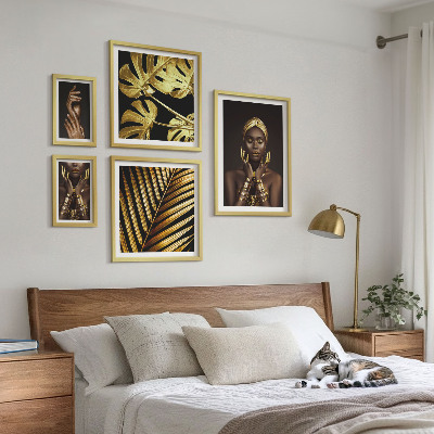 Set slika iznad kauča Glamurozni portreti žena u prirodi