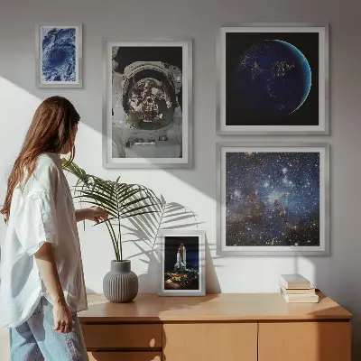 Otkrića astronauta u svemiru poliptih u okviru