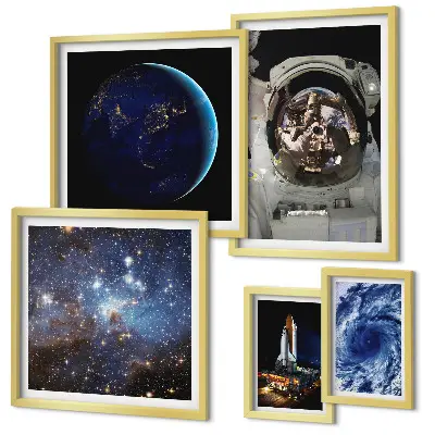Otkrića astronauta u svemiru poliptih u okviru