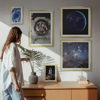 Otkrića astronauta u svemiru poliptih u okviru