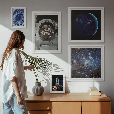 Otkrića astronauta u svemiru poliptih u okviru