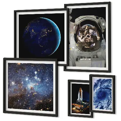 Otkrića astronauta u svemiru poliptih u okviru