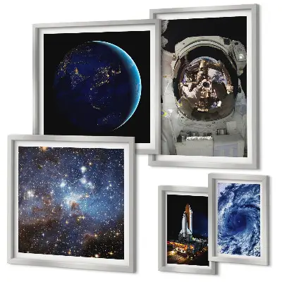 Otkrića astronauta u svemiru poliptih u okviru