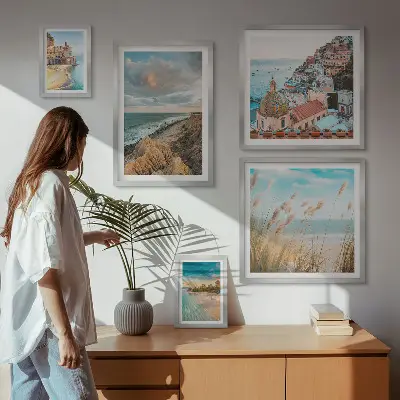 Plaže svijeta poliptih u okviru