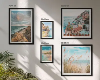 Plaže svijeta poliptih u okviru