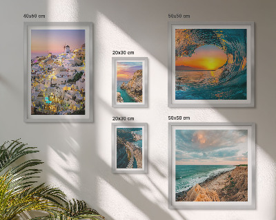 Set slika iznad kauča Primorski krajolici i plaže