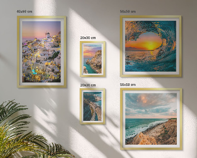 Set slika iznad kauča Primorski krajolici i plaže