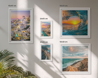 Set slika iznad kauča Primorski krajolici i plaže