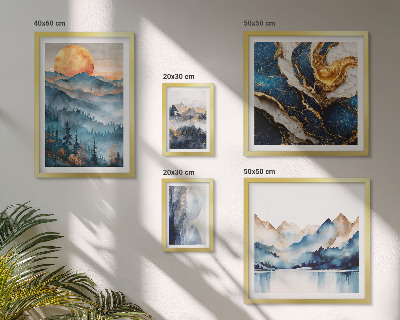 Set 5 slika u okviru Planinski krajolici zapad