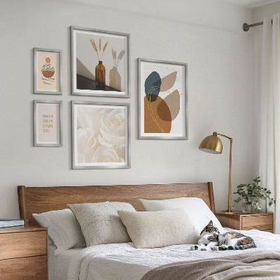 Set slika iznad kauča Boho biljni ukrasi