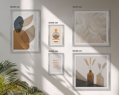 Set slika iznad kauča Boho biljni ukrasi