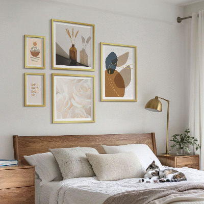 Set slika iznad kauča Boho biljni ukrasi