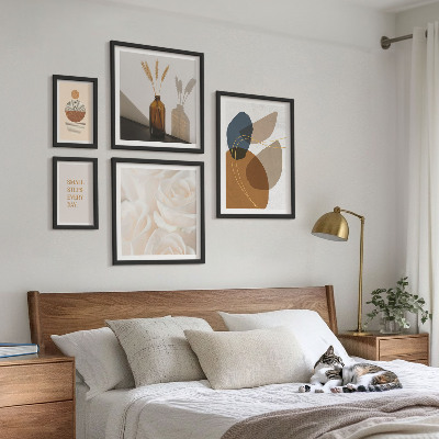 Set slika iznad kauča Boho biljni ukrasi