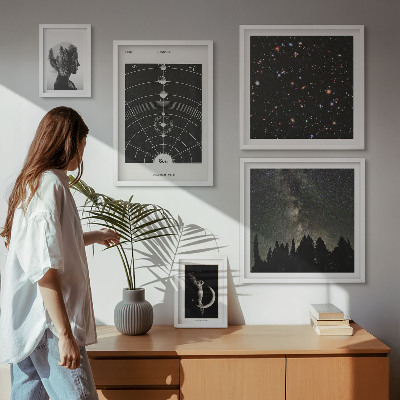Poliptih u okviru Kozmičke inspiracije galaksije