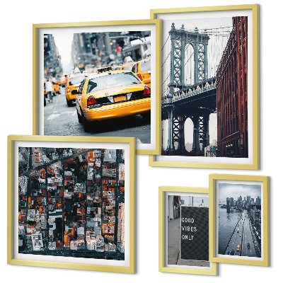 Set 5 slika u okviru Šarmantni pogledi na New York