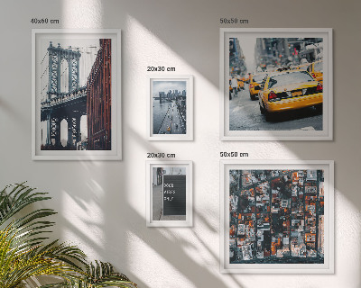 Set 5 slika u okviru Šarmantni pogledi na New York