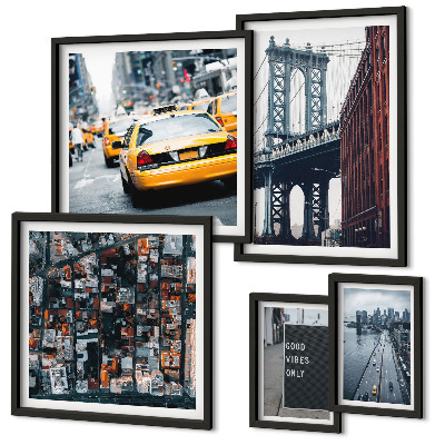 Set 5 slika u okviru Šarmantni pogledi na New York