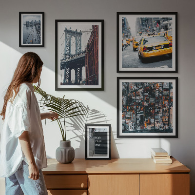 Set 5 slika u okviru Šarmantni pogledi na New York