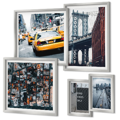 Set 5 slika u okviru Šarmantni pogledi na New York
