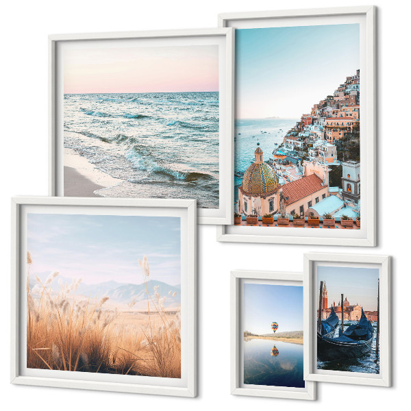 Set 5 slika u okviru Šarmantni pogledi na more
