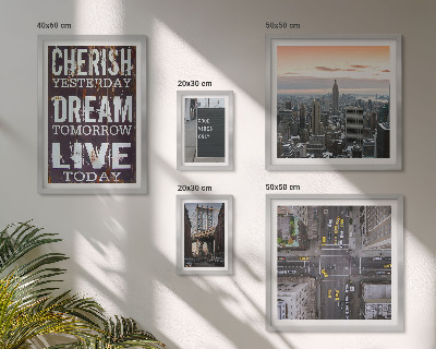 Set 5 slika u okviru Inspirativni gradski slogani