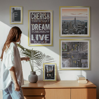 Set 5 slika u okviru Inspirativni gradski slogani