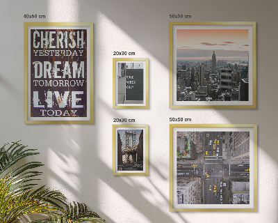 Set 5 slika u okviru Inspirativni gradski slogani