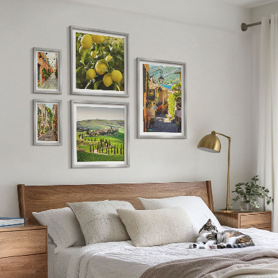 Set slika iznad kauča Šarmantne ulice talijanskih krajolika