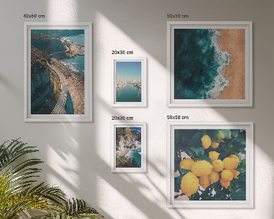 Set 5 slika u okviru Citrusi na plaži