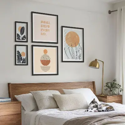 Set slika s biljnim motivima elegantni posteri za uređenje iznad kauča