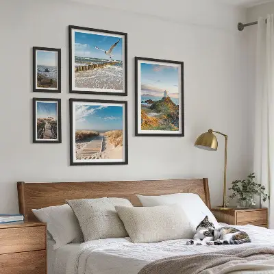 Set slika iznad kauča Svjetionici i plaže set slika s motivima mora