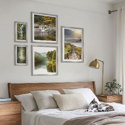 Set 5 slika u okviru Prirodni krajolici slapovi šumske staze