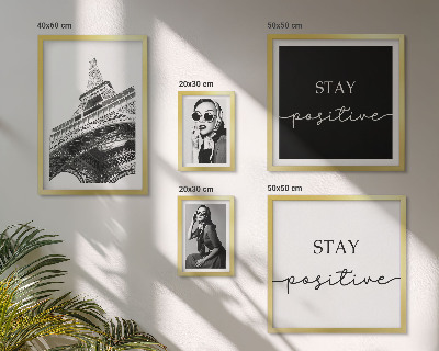 Set 5 slika u okviru Elegantna grafika modni Pariz