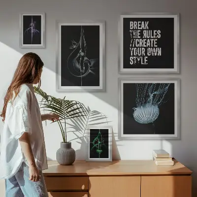Apstraktni kreativni motivi poliptih u okviru