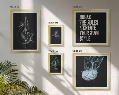 Apstraktni kreativni motivi poliptih u okviru