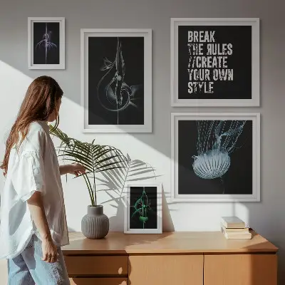 Apstraktni kreativni motivi poliptih u okviru