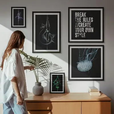 Apstraktni kreativni motivi poliptih u okviru