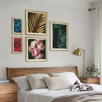 Set 5 slika u okviru Biljni cvjetni motivi