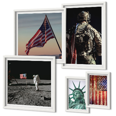 Set 5 slika u okviru Američka simbolika povijesti