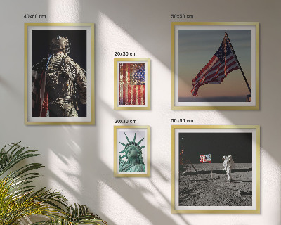 Set 5 slika u okviru Američka simbolika povijesti