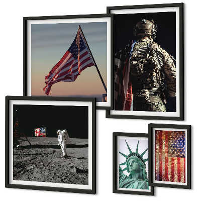 Set 5 slika u okviru Američka simbolika povijesti