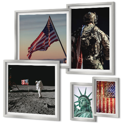 Set 5 slika u okviru Američka simbolika povijesti