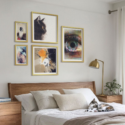 Set 5 slika u okviru Apstrakcija portreta moderne umjetnosti