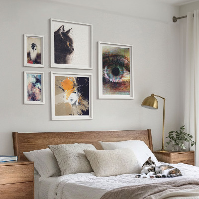 Set 5 slika u okviru Apstrakcija portreta moderne umjetnosti